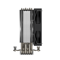 Refroidisseur CPU COOLLEO B60 silencieux pour PC de bureau, radiateur de refroidissement par air avec 6 caloducs, compatible AM5, LGA 115X/1200/1700/1851, AMD AM4/5