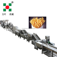 Fabriek Op Maat Gemaakte Industriële Commerciële Grote Output Automatische Frietjes Snelvriesmachine Frietjes Productielijn