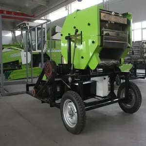 Round Baler Tractor/Rice Straw Baling Machine Hay Baler Prices For Wet And Dry Grass For Sale Cheap Price