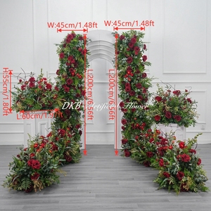 Arco de Flores Artificiales de Seda Hecho a Mano de Alta Gama para Fondo de Boda, Festivales, Fiestas, Día de la Madre - Product Image 2