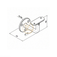 YL METAL Acier inoxydable 304 316 Finition satinée Garde-corps en tuyau pour mur Main courante Appartement Intérieur/Extérieur Utilisation des escaliers