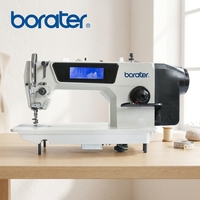 Machine à coudre plate informatisée à point noué simple aiguille B-9988 D3 avec écran tactile, commande vocale et coupe-fil automatique – Offre Spéciale
