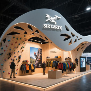 Stand de Exhibición Portátil a Gran Escala para Marcas de Moda, Maniquíes Elegantes, Muestras de Tela, Diseño Ecológico y Reciclable - Product Image 1