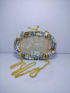 Bolsos de Mano de Acrílico de Diseño, Hechos a Mano, de Moda, con Cierre Magnético y Color Personalizado, para Fiestas de Boda - Product Image 2