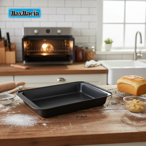 Ferro piccolo 375cm X 255cm X 5cm teglia da cucina uso attrezzature da forno - Product Image 3