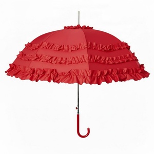 Custom Straight <b>Umbrella</b> OEM ODM Service Company Logo Printing Lace <b>Umbrella</b> for Promotional - Product Image 4