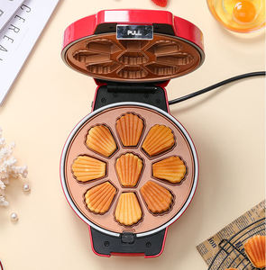 850W Gaufrier rond simple machine à collation détachable gaufrier crêpière mini donut gaufrier avec 9 assiettes - Product Image 4
