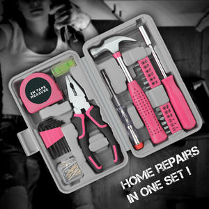 Kit d'outils pour la maison Ximeng de 59 pièces avec tournevis, pinces et clés pour les réparations domestiques - Product Image 1