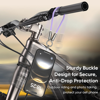 Câble de données antivol en nylon Type-C vers Type-C de 0,3 m, violet, 240 W, avec lanière de poignet, pour iPhone 17 et pour le bureau, la maison et les séances de streaming