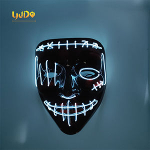 Cosplay Decoration Lights for Events Party Halloween Led <strong>Mask</strong> <strong>Masks</strong> Face Neon Led Strip Luminous Camouflage <strong>Mask</strong> Kid Favor Gift - Product Image 5