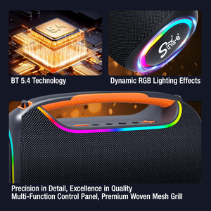 Système audio de cinéma maison intelligent étanche ZQS P200, portable, pour haut-parleur Bluetooth, pour utilisation en extérieur, fête, caisson de basses sans fil <span class=keywords><strong>sexy</strong></span> - Product Image 6