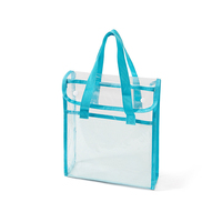 Sac de rangement de papier de test de grande capacité avec logo personnalisé sac d'examen transparent en PVC sac d'examen durable pour fournitures de bureau et documents