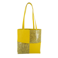 Sac fourre-tout personnalisable en PU et cuir végétal de couleur unie avec fermeture éclair, style urbain et épuré pour femme, poignée amovible, grande capacité