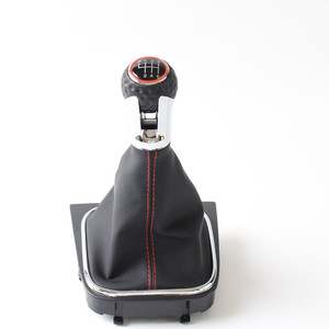 Funda de cuero para palanca de cambios de coche, diseño ergonómico de 5 y 6 velocidades, para Vw Golf Mk6 2009-2012 - Product Image 4