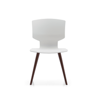 Chaise de salle à manger latérale en plastique pour cafétéria, salle de réunion et espace public polyvalent