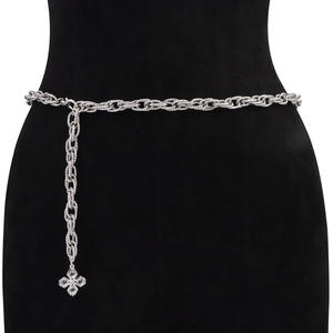 Women's Pearl <b>Cross</b> <b>Chain</b> Waist <b>Chain</b> Single Layer Imitation Pearl Daily Wear Fashion Body <b>Chain</b> - Product Image 2
