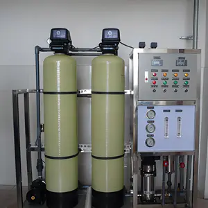 Complete Commercial Water Treatment Equipment 1000 1500 2000 lph Reverse Osmosis System With UV Purifier Ro Plant Water Softener