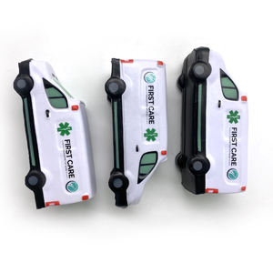 هدايا ترويجية: كرات ضغط مخصصة بشعار مطبوع، ألعاب تخفيف التوتر على شكل سيارة إسعاف من البولي يوريثان، ألعاب ترويجية - Product Image 3