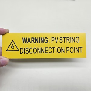 factory wholesale custom plastic ABS printing solar powered <b>stickers</b> - Product Image 6
