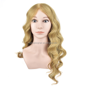 หัวหุ่นฝึกทำ<span class=keywords><strong>ผม</strong></span>หญิง ยิ้มแย้ม พร้อมไหล่และแต่งหน้า <span class=keywords><strong>ผม</strong></span>แท้ 100% จากโรงงานซูชาง - Product Image 4