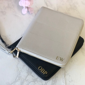 Biểu Tượng Tùy Chỉnh Gia Đình Du Lịch Tổ Chức Cá Nhân Công Nghệ Thư Mục Da Danh Mục Đầu Tư Du Lịch Tài Bản Chủ Bag Với Dây Kéo - Product Image 6