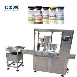 Máquina Llenadora de Botellas de Vidrio con Polvo, Eléctrica, Automática, con Control PLC, Modelo CX-GFJ, de Alta Precisión - Product Image 1