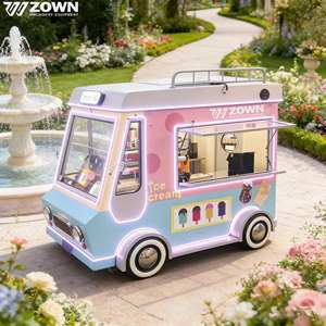 Cartoon Bar Ice Cream Food Truck With LED Lighting And Colorful Design - Product Image 1