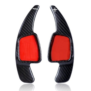 JDMotorsport88 Extension de palettes de changement de vitesse en fibre de carbone noire pour <span class=keywords><strong>AUDI</strong></span> <span class=keywords><strong>A3</strong></span> A4 A5 S3 S4 <span class=keywords><strong>Q2</strong></span> Q5 Q7 2016-2017 - Product Image 1