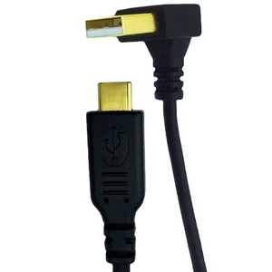 Type <b>C</b> <b>Adapter</b> Cable Right Angle <b>USB</b> AM To Type <b>C</b> For Mobile Phone Pure Copper Plastic Version 2.0 - Product Image 4