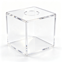 Porte-panneaux moderne en acrylique durable, porte-billets transparent, porte-vote, porte-coupons pour événements, bureau, mariage, décoration de fêtes