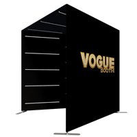 Cabine photo Portable en tissu 360 avec lumières LED de couleur