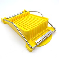 Nieuwe design plastic handmatige multifunctionele vleessnijder met roestvrijstalen mes voor bakken - makkelijk schoon te maken