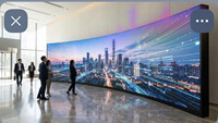 Layar Video Wall COB 8K Micro LED Kontras Hitam Sejati 20000:1 Layar LED 5G untuk Home Theater Cinema Mewah