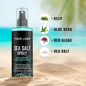 OEM Customize Label Natural Sea Salt Spray Men Lifts And Volumizer For Hair Thickening Texturizing Volumizing Curl Sea Salt Hair