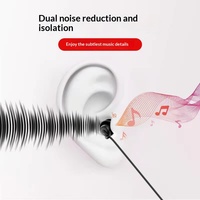 Écouteurs intra-auriculaires filaires USB-C en silicone souple pour le sommeil, isolation sonore HIFI, réduction du bruit, casque universel