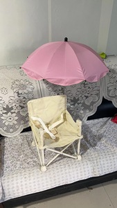 Chaise de salle à manger pour bébé petite chaise pliante <span class=keywords><strong>3</strong></span> mois-<span class=keywords><strong>3</strong></span> <span class=keywords><strong>ans</strong></span> chaise de plage avec parasol/siège d'appoint portable léger pour bébé - Product Image 5