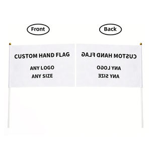 Impresión digital personalizada 14x21cm poliéster Austria Bandera de mano Mini Bandera de País de animación austriaca - Product Image 4