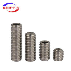 A2-70 304 스테인리스 스틸 메트릭 DIN916 육각 머리 평평한 그럽 스크류 세트 볼트 M1.6-M16 - Product Image 5