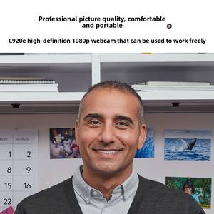 Caméra Logitech C920e <span class=keywords><strong>C920</strong></span> <span class=keywords><strong>HD</strong></span> 1080p USB originale avec microphone pour ordinateur de bureau surpasse la webcam intégrée pour le chat vidéo - Product Image 3