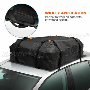 Bolsa de Carga Impermeable para Techo de Auto, 112X84X44cm, Portaequipajes Impermeable para Techo, Negra, para Almacenamiento y Viajes, para SUV, Camioneta y Autos - Product Image 2
