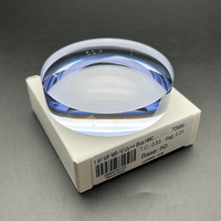 Lentilles de lunettes optiques ultra-fines 1.67 Mr-10 semi-finies UV++ bleues HMC B50