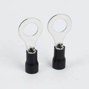 PVC cách điện vòng điện uốn thiết bị đầu cuối cáp đồng Lug Brass dây nối RV3.5-8 - Product Image 2