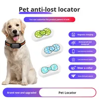 Localisateur intelligent anti-perte GPS Beidou pour animaux de compagnie avec charge magnétique et étanche pour chiots et chatons avec collier