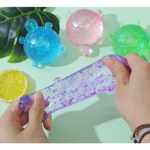Jouet Squishy en TPR Maltose en forme de petite tortue de dessin animé, 7,5 cm, Kawaii, doux, à remontée lente, à presser, animal mignon, décoration de bureau anti-stress, cadeau - Product Image 4