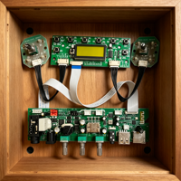 Fabricant de modules de cartes de circuits imprimés audio numériques avec affichage, amplificateur de haut-parleurs à double canal personnalisé OEM