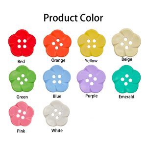 Flower Resin <strong>Buttons</strong> Bulk Assorted <strong>Colorful</strong> Flower Shirt <strong>Buttons</strong> for Sewing Crafts Shirts Clothes <strong>Decorations</strong> - Product Image 3