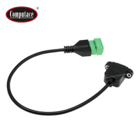 Cable Adaptador USB 3.0 Macho-Hembra de 5 Pines/Vías con Terminales de Perno y Protección, Trenzado, Carga Rápida 5A, Cubierta de PVC, para Computadora y Cámara