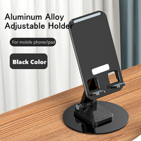 Support de téléphone portable pliable et réglable à 360 degrés, support en aluminium pour téléphone portable, tablette, PC