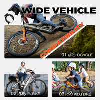Antivol de cadre de vélo robuste Jinta 80 mm, antivol de sécurité portable en fer rond avec 2 clés, cadenas fer à cheval pour vélo