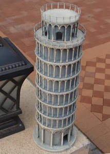 Nuevo diseño mundialmente famoso hito vintage decoración edificio romano arquitectura estatua ciudad estatuas <span class=keywords><strong>Torre</strong></span> inclinada de Pisa - Product Image 4